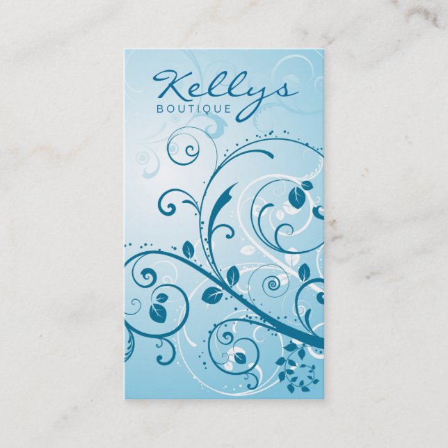 Floral Business Card (Front)