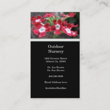 Floral Business Card by KELLBELL535 at Zazzle