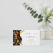Floral Business Cards (Standing Front)