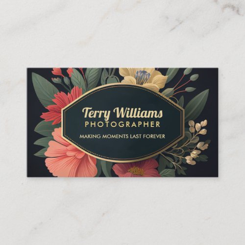 Floral business cards