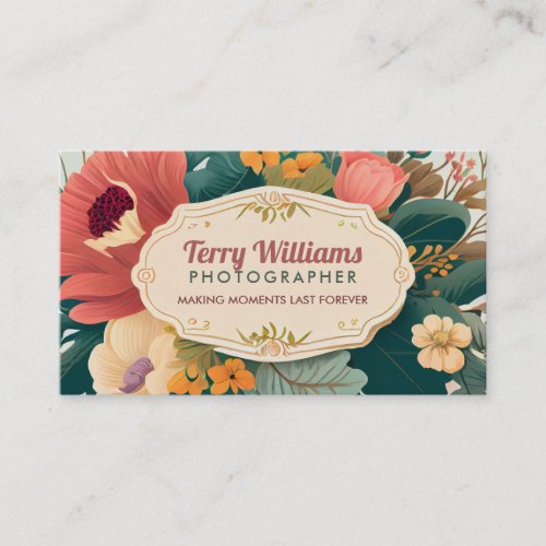 Floral business cards