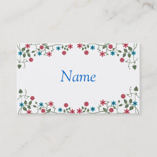 Floral Business or Profile Card Template