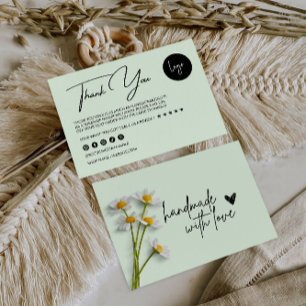 Floral Business Thank You Card