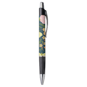 Floral, Butterfly And Glamour Seamless Elegant Pen