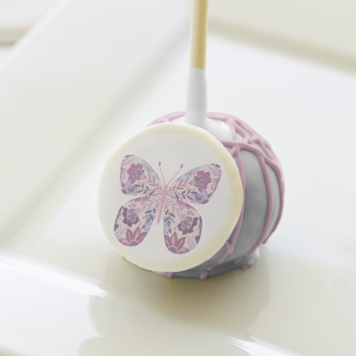 Floral Butterfly Baby Shower Cake Pops