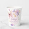 Floral Butterfly Garden Pink Purple Girl Shower