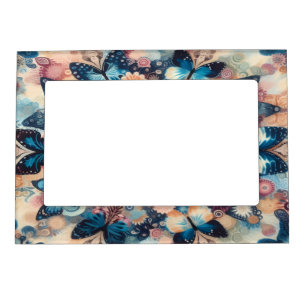 Floral Butterfly Magnetic Frame