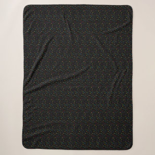 Floral Butterfly  Sherpa Blanket