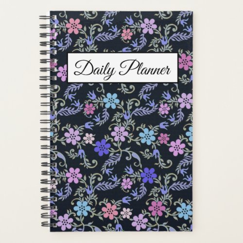 Floral Buttons Daily Planner