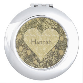 Floral by W. Morris personalized Compact Mirror