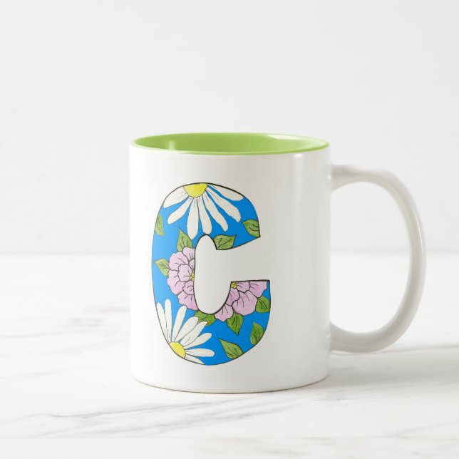 Floral C mug (Right)