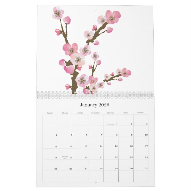 Floral Calendar (Jan 2026)