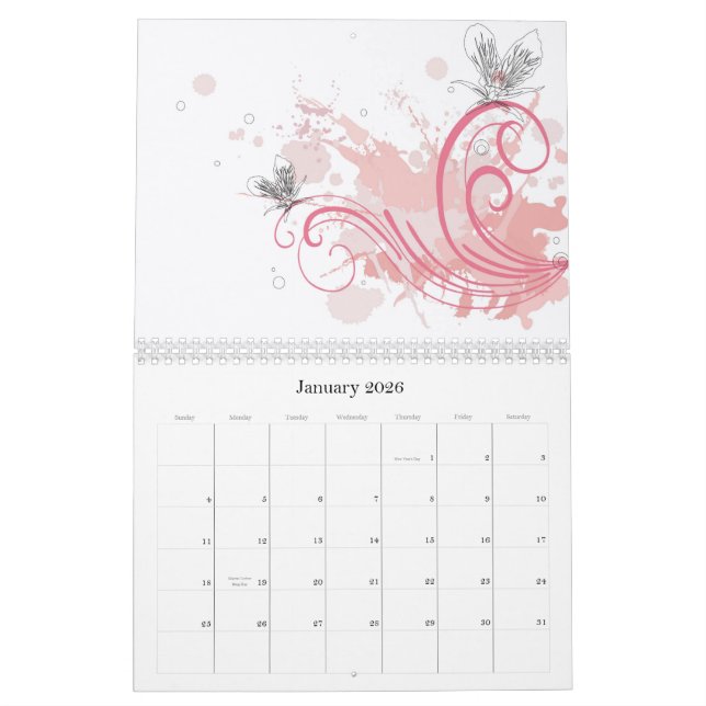Floral Calendar (Jan 2026)
