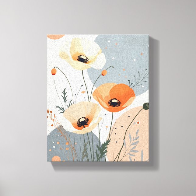 Floral  canvas print (Front)