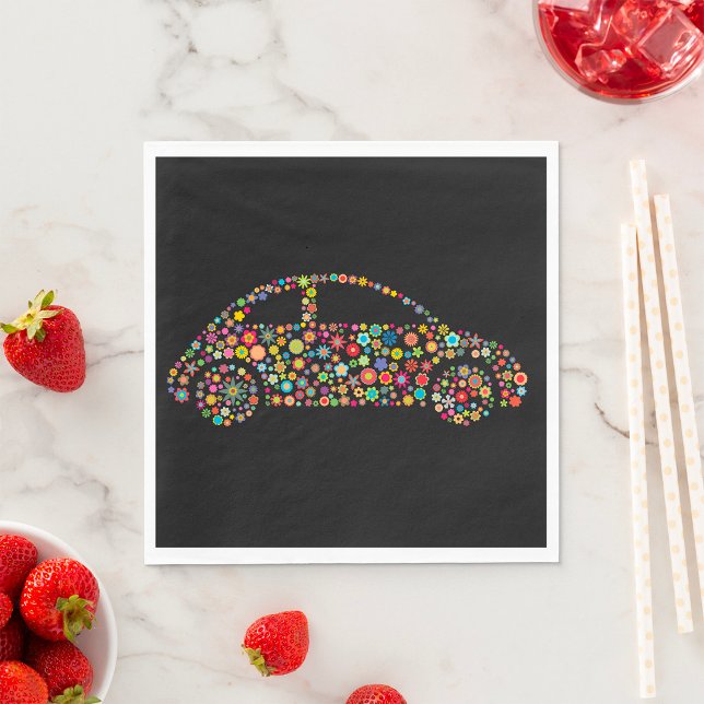 Floral Car Flower Power Vehicle Napkins (Creator Uploaded)