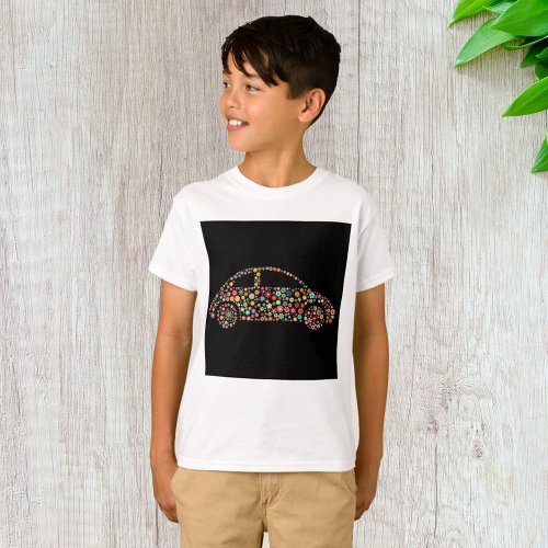 Floral Car Flower Power Vehicle T_Shirt