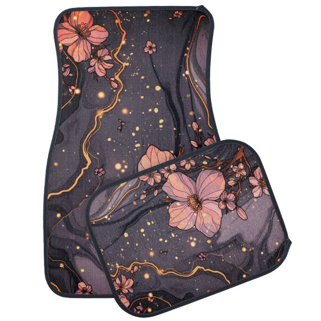  floral car matts car floor mat (Set)
