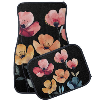 floral car matts car floor mat