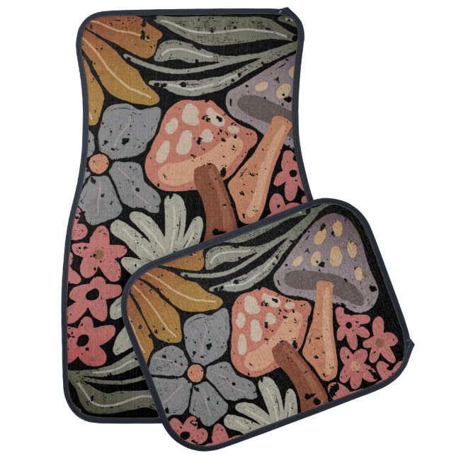  floral car matts car floor mat (Set)