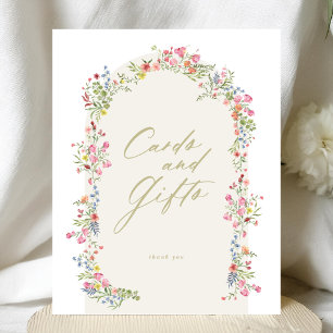 Floral Cards & Gifts summer bridal shower sign