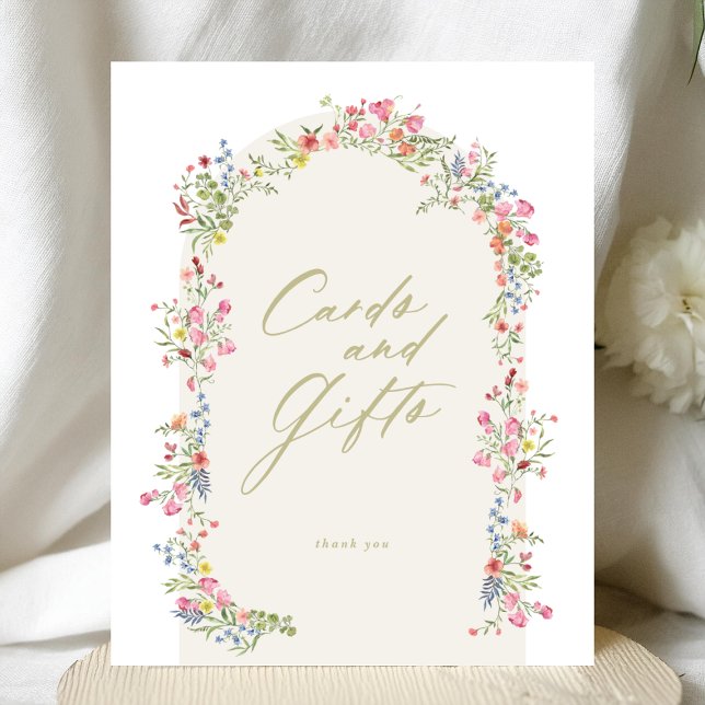 Floral Cards & Gifts summer bridal shower sign (Creator Uploaded)