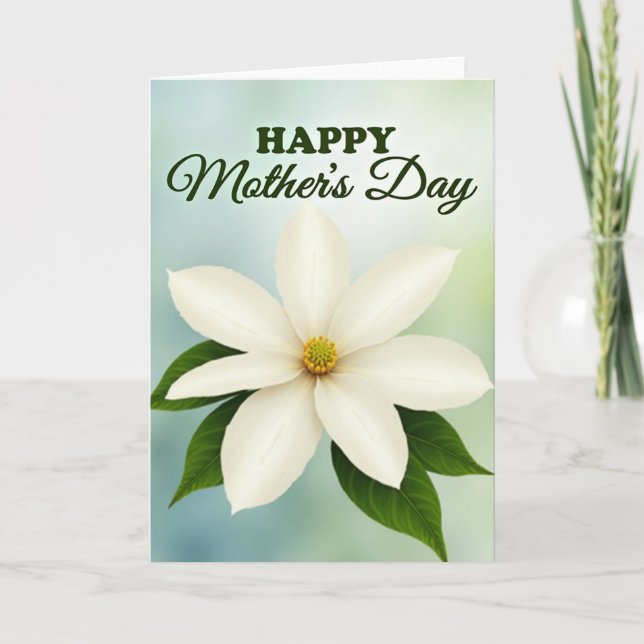Floral Cascade Mothers Day Card (Front)