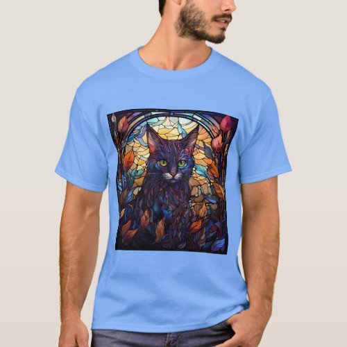 Floral Cat_Inspired T_shirts  