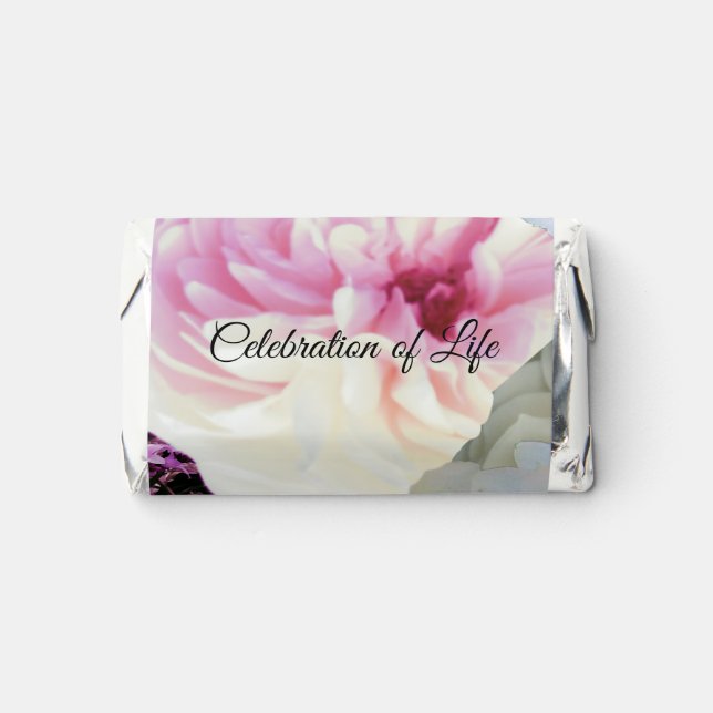 Floral  Celebration of Life Hershey's Miniatures (Front)