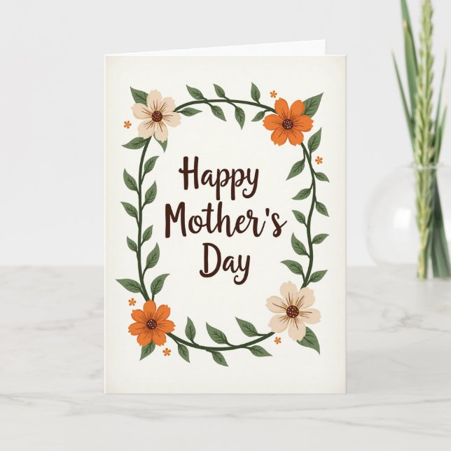 Floral Celebration Pattern Card (Front)