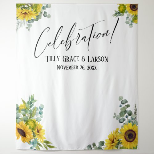 Floral Celebration Photo Backdrop