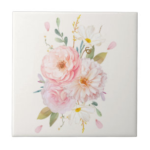 Floral Ceramic Tile