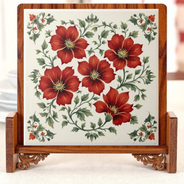 FLORAL  CERAMIC TILE (Creator Uploaded)