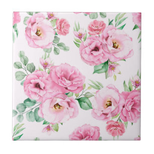Floral Ceramic Tile