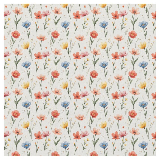 Floral Cheer Fabric (Close Up)