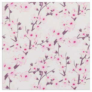 Floral Cherry Blossoms Fabric