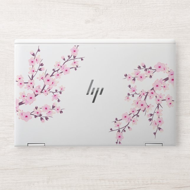 Floral Cherry Blossoms HP Laptop Skin (Front)