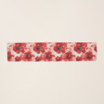 Floral Chiffon Scarf<br><div class="desc">This lovely chiffon scarf is shown in a pretty red colored floral print with a white thread edge.
Customize this item or buy as is.
Licensed Print</div>