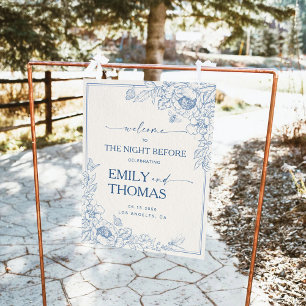  Floral Chinoiserie The Night Before Foam Board