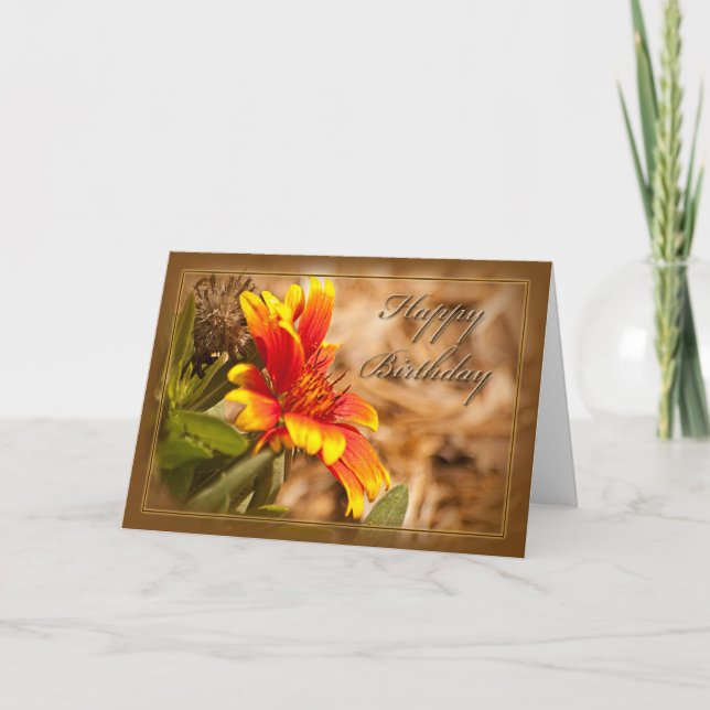 Floral Christian Birthday Card (Front)