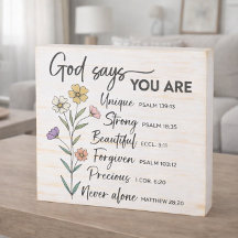 Floral Christian Encouragement 