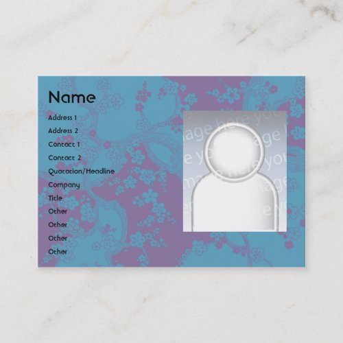 Floral - Chubby Business Card Templates