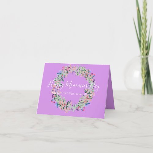 Floral Circle of Love Mothers Day Card