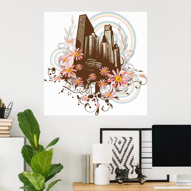 Floral City Poster (Creator Uploaded)