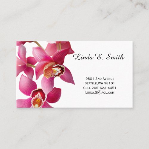 Floral Classic Calling Card