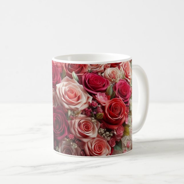 Floral classic mug  (Front Right)