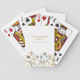 Floral Classic Playing Cards