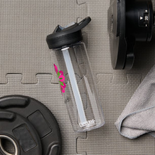 Floral Clear Water Bottles