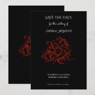 Floral Clipart – Abstract Flower Home Decor Design Save The Date