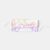 Floral Cloth Face Mask (Front, Folded)