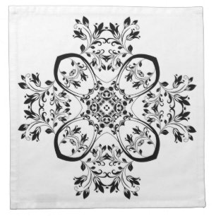 Floral Cloth Napkin